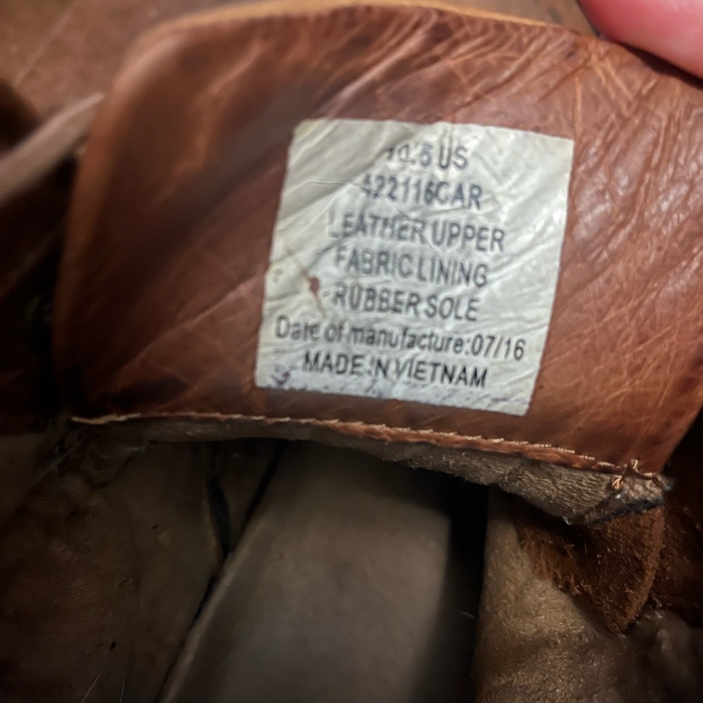 KODIAK Men's Brown Leather Boots by Kodiak size 10.5 - Picture 7 of 8